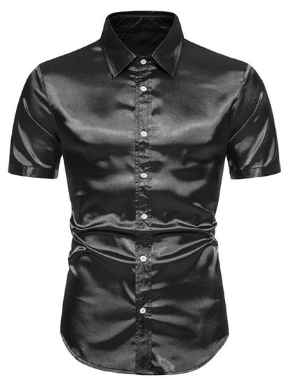 Men's Button Up Short Sleeve Shirt