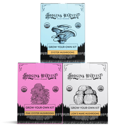3-Pack of Organic Mushroom Grow Kits