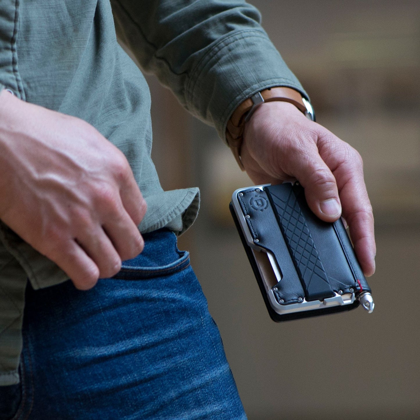3 Pocket Bifold with Pen Cavity