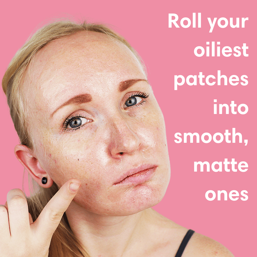 Slick Oil Absorbing Volcanic Roller [Removes Oil & Shine]