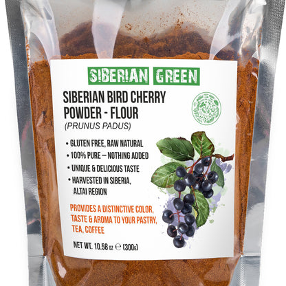 Premium Wild-Harvested Bird Cherry Flour, 300g – Natural & Nutrient-Rich