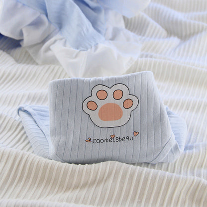 Girl Panties Secondary Anime Mid Waist Cotton Briefs