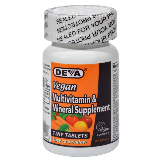 Deva Vegan Multivitamin and Mineral Supplement - 90 Tiny Tablets