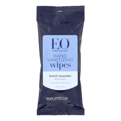 Eo Hand Sanitizer Wipes Display Center - Lavender (Pack of 6 - 10 Pack)