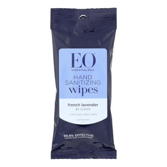 Eo Hand Sanitizer Wipes Display Center - Lavender (Pack of 6 - 10 Pack)