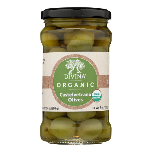 Divina Olives Castelvetrano, Plump and Juicy, 6 Oz. (Pack of 6)
