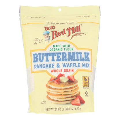 Bob's Red Mill Pancake & Waffle Mix, Buttermilk (4 x24 oz)