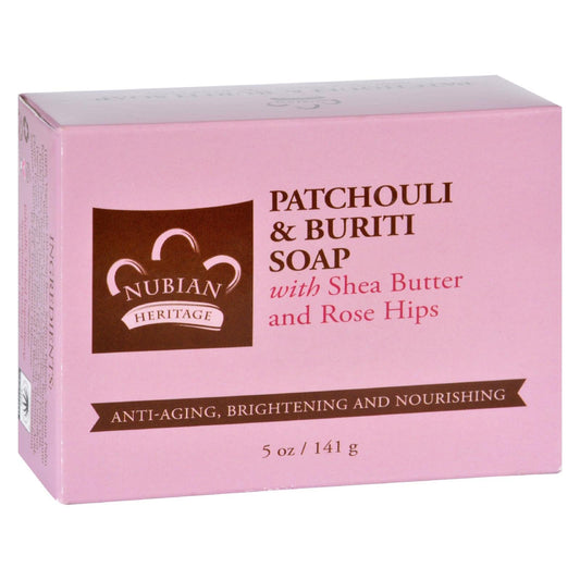 Nubian Heritage Patchouli and Buriti Renewing Body Bar, 5 Oz