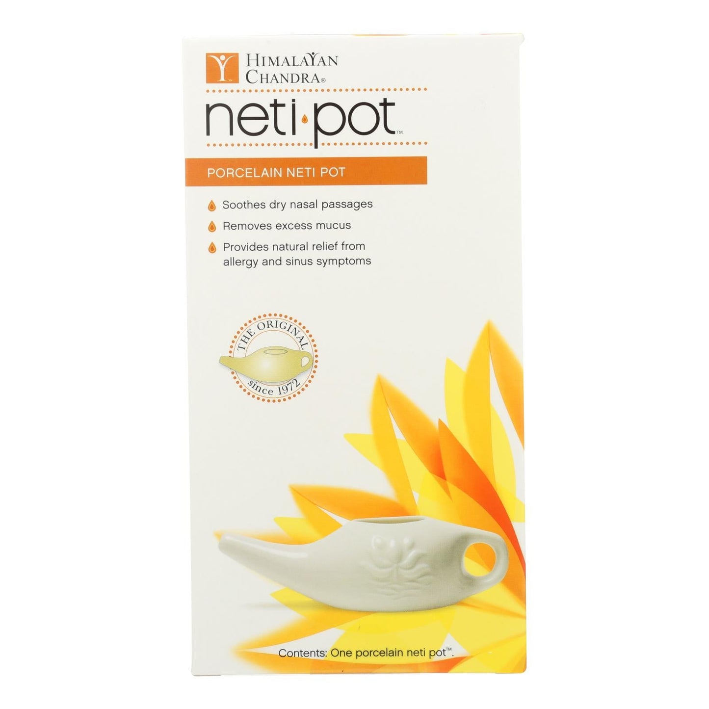 Himalayan Institute Ceramic Neti Pot for Nasal Cleansing