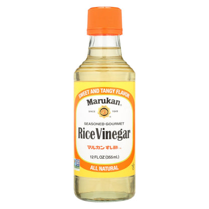 Marukan Gourmet 12 Oz Seasoned Rice Vinegar (Pack of 6)