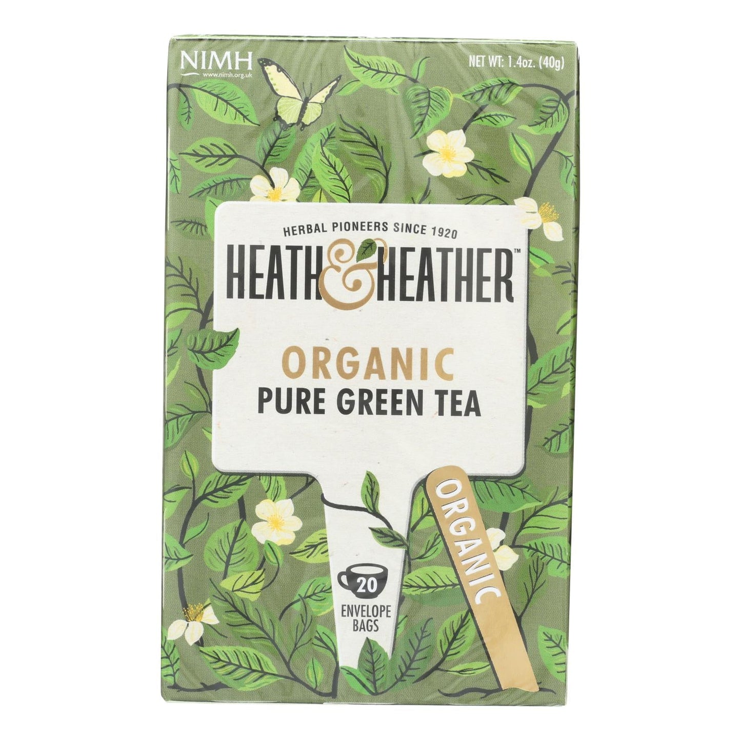 Heath & Heather Pure Green Tea (120 Ct.)