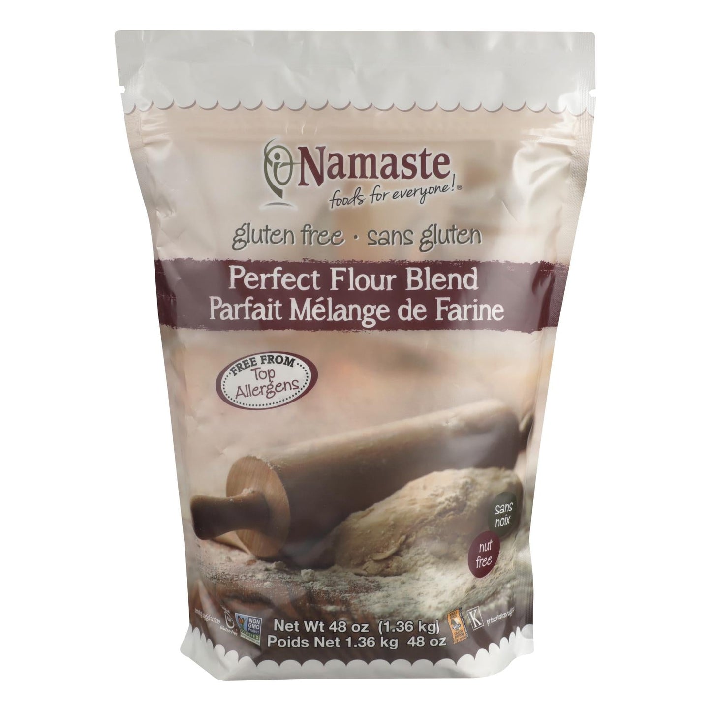 Namaste Foods Gluten Free Perfect Flour Blend - 48 Oz, Pack of 6