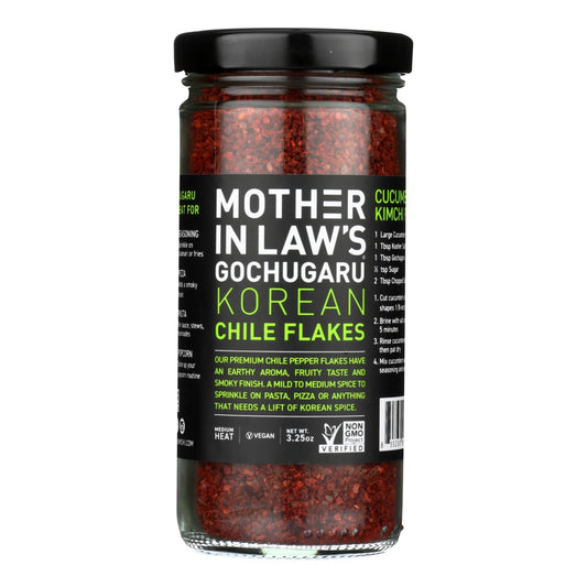 Mother-in-Law's Kimchi Chili Flakes: Korean Gochugaru Flakes (Pack of 6 - 3.5 Oz.)