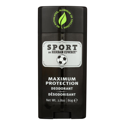 Herban Cowboy Sport Maximum Protection Deodorant, 2.8 Oz