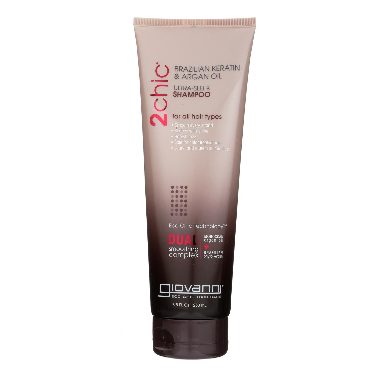 Giovanni 2chic Brazilian Keratin & Argan Oil Ultra-Sleek Shampoo - 8.5 fl oz
