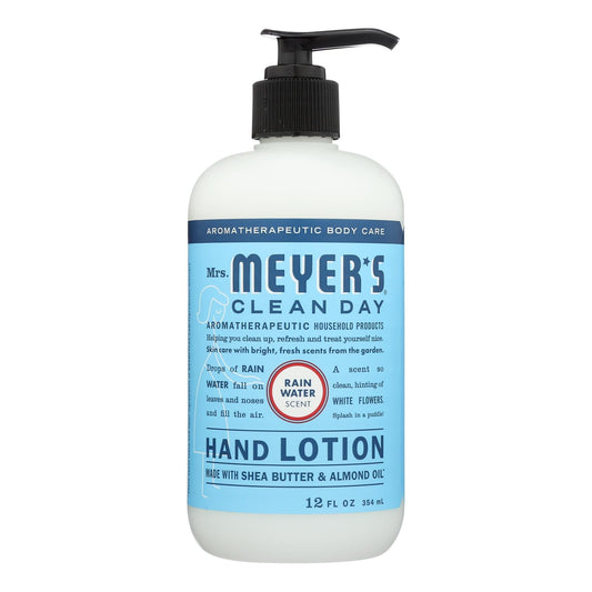 Mrs. Meyer's Clean Day Rainwater Hand Lotion, 12 Fl Oz (Pack of 6)