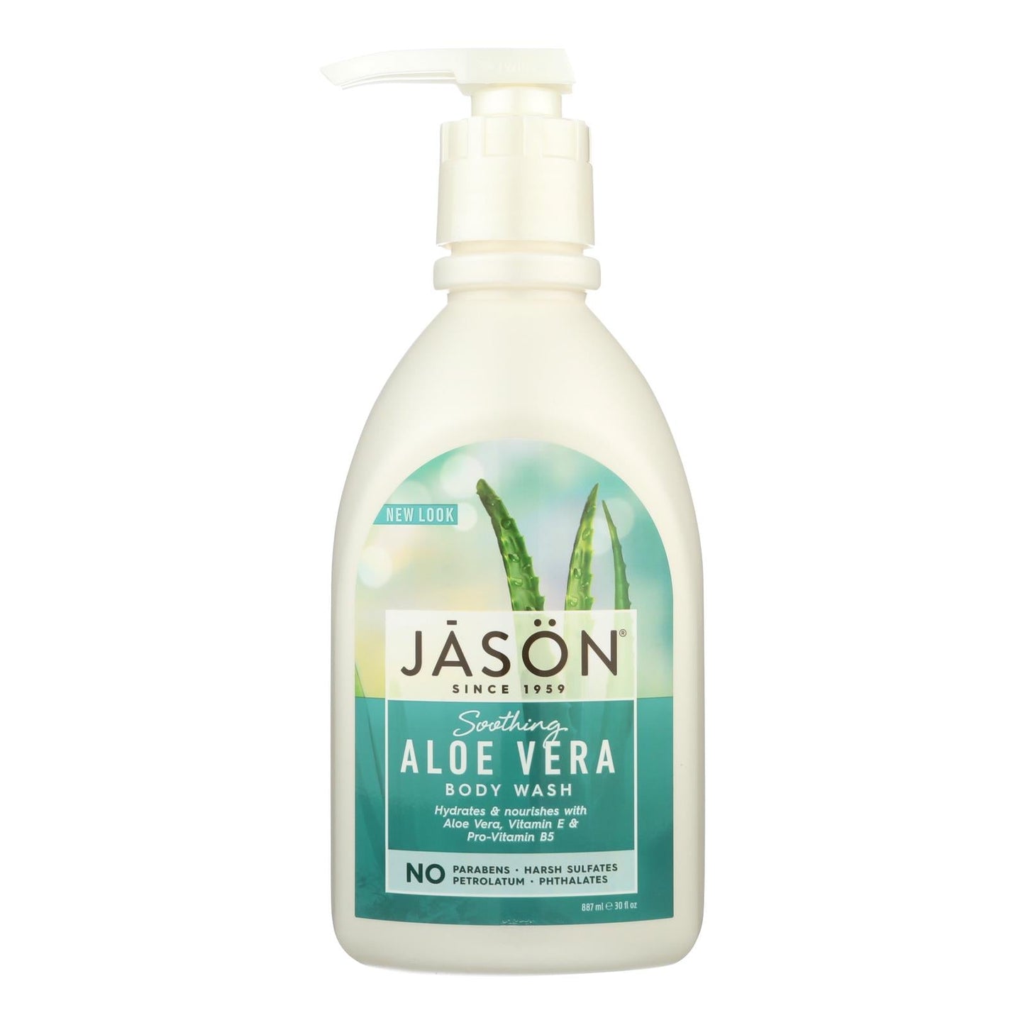 Jason Pure Natural Soothing Aloe Vera Body Wash, 30 Fl Oz