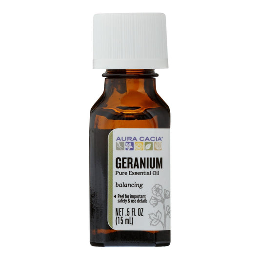 Aura Cacia Pure Essential Oil Geranium (0.5 Fl Oz)