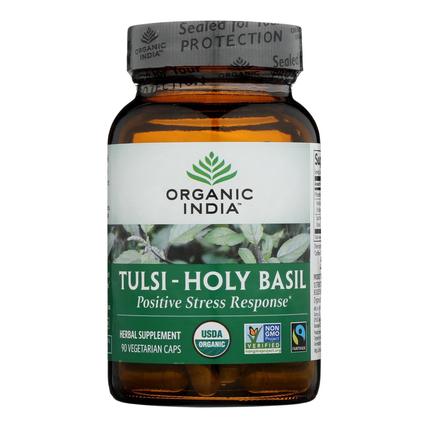 Organic India Tulsi Holy Basil, 90 Capsules
