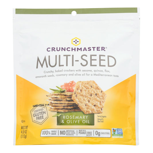 Crunchmaster Rosemary & Olive Oil Multiseed Crackers (12-Pack, 4 Oz. Each)