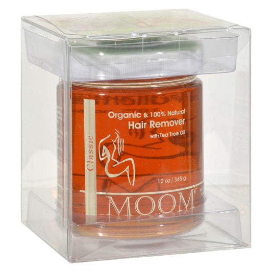 Moom Organic Hair Removal (Pack of 12 Oz. Refill Jars with Tea Tree)