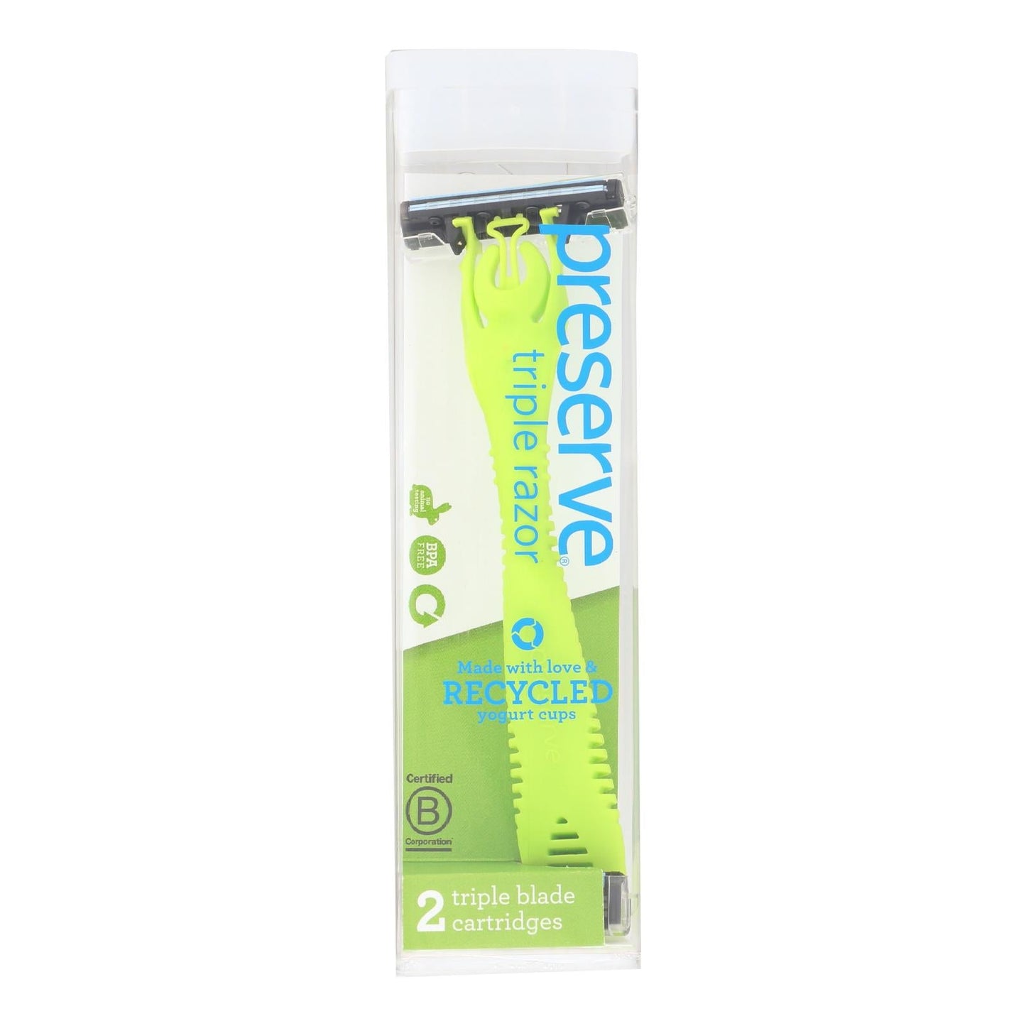 Preserve Triple Razor Blades for Women (Pack of 6)