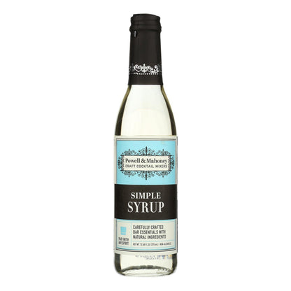 Powell and Mahoney Simple Syrup: The Perfect Cocktail Companion (Pack of 6 - 12.68 Oz.)