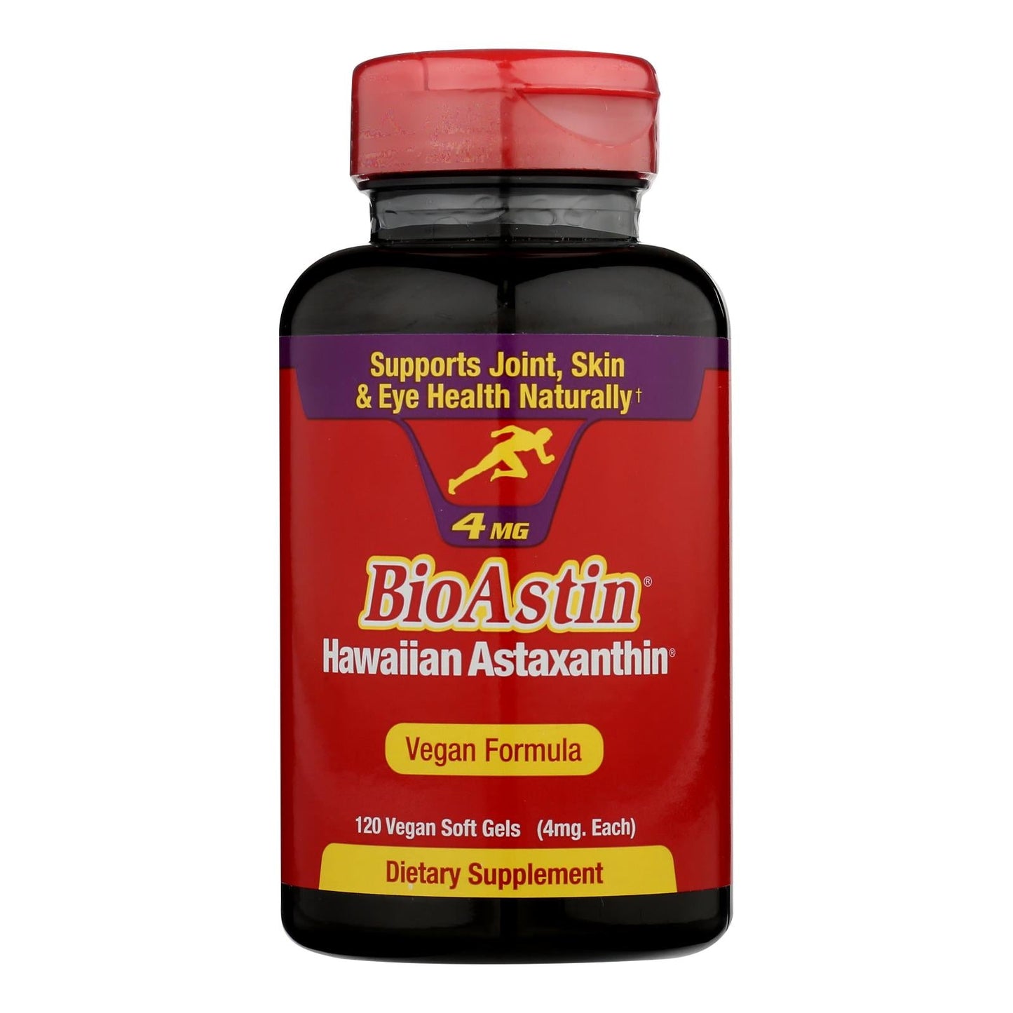 Nutrex Hawaii BioAstin Hawaiian Astaxanthin 4 mg - 120 Vegetarian Gelcaps