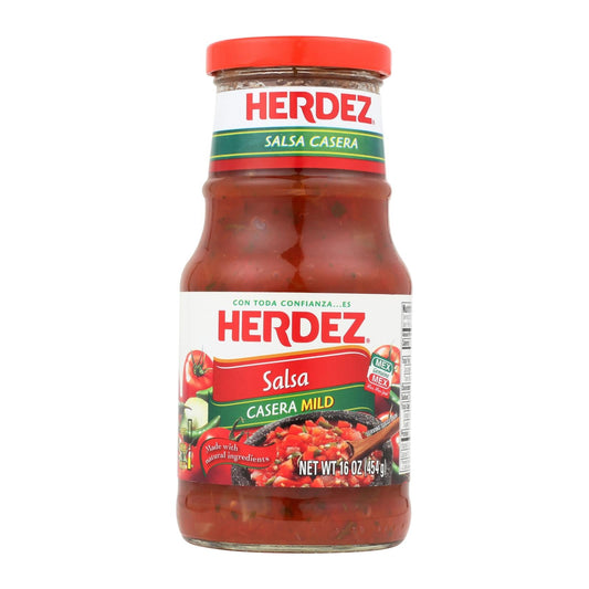 Herdez Salsa Casera Medium, 16oz (Pack of 12)