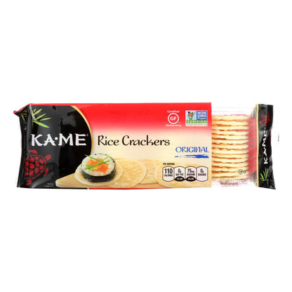 Ka'me Original Rice Crackers, 3.5 oz. Single Serve Pack, Pack of 12