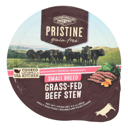 Castor & Pollux GREEN Formula Beef Small Dog Food - 3.50 Oz (Pack of 12)