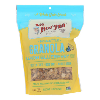 Bob's Red Mill Organic Lemon Blueberry Granola, Case of 6, 11 oz Bags