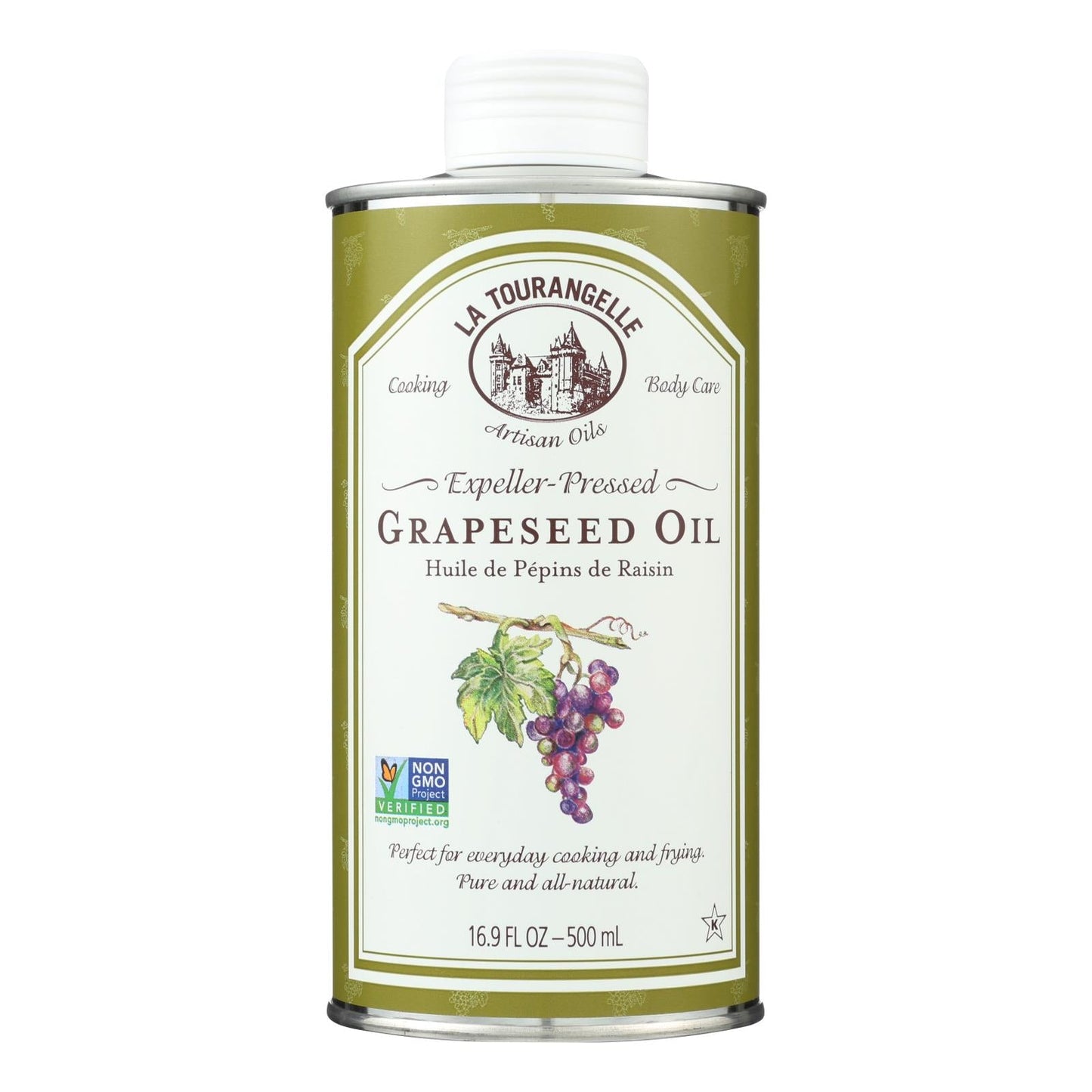 La Tourangelle Grapeseed Oil, 16.9 Fl Oz (Pack of 6)