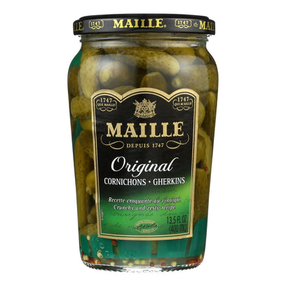 Maille Cornichons French Gherkins, 13.5 fl oz, Case of 12