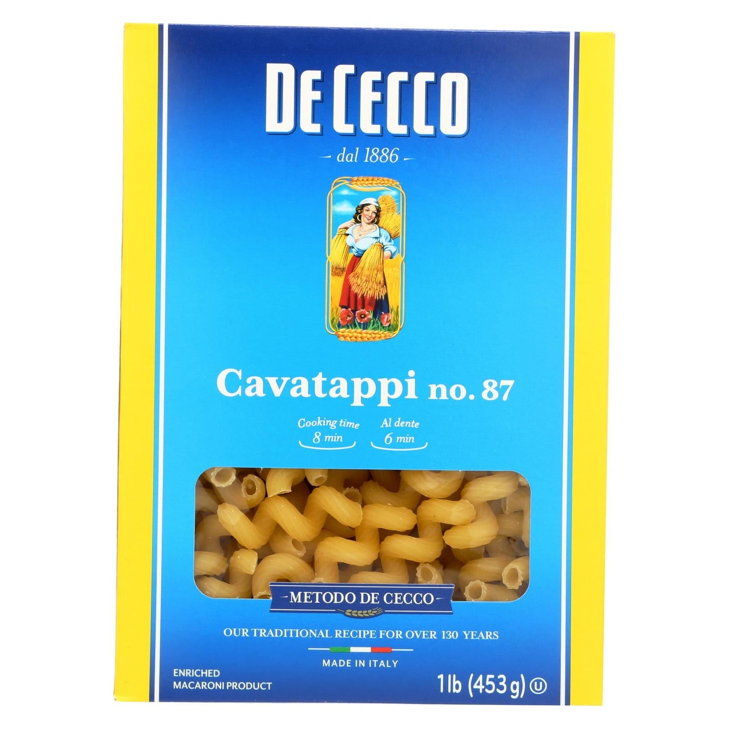De Cecco Cavatappi Pasta (12 Pack x 16 Oz.)