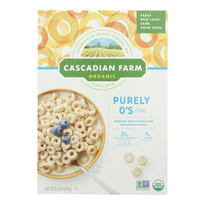 Cascadian Farm Purely O's Cereal (Pack of 12 - 8.6 oz)