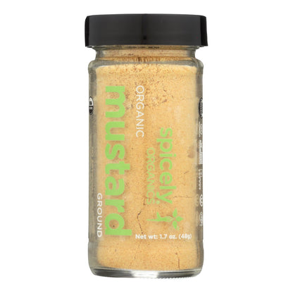 Spicely Organics Organic Mustard Ground, Pack of 3 - 1.7 Oz - USDA Certified