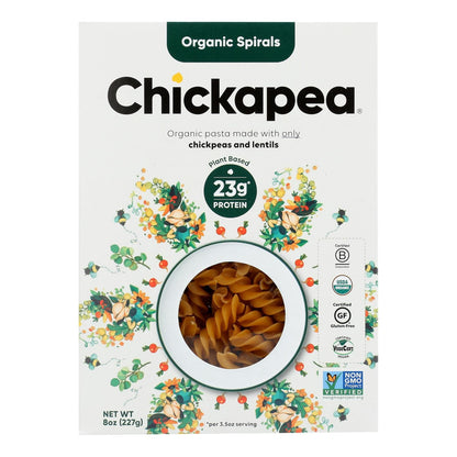 Chickapea Pasta Spirals (6 x 8 Oz.) for Healthy & Delicious Meals