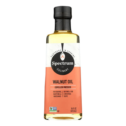 Spectrum Naturals Premium Refined Walnut Oil, Pack of 12 - 16 Fl Oz.