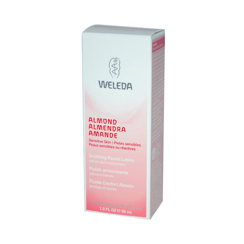Weleda Almond Facial Lotion, Hydrating Face Cream for Dry Skin, 1 Fl Oz
