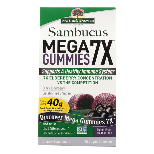 Nature's Answer 7-Week Supply of Sambucus Mega Gummies (Pack of 7x30)