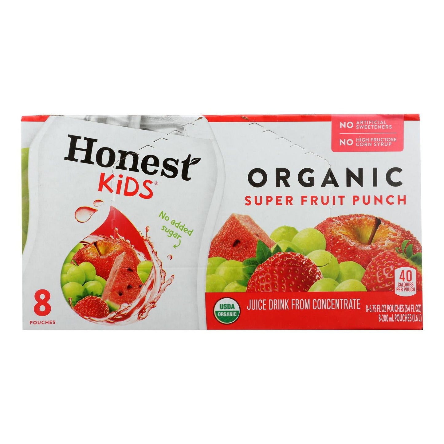 Honest Kids Super Fruit Punch (Pack of 4 - 6.75 Fl Oz)
