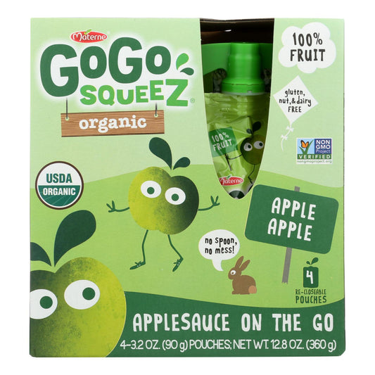 Gogo Squeez Organic Applesauce Multipack (12-Pack, 3.2 Oz. Each)
