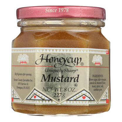 Honeycup Uniquely Sharp Mustard, 8 oz, Pack of 6