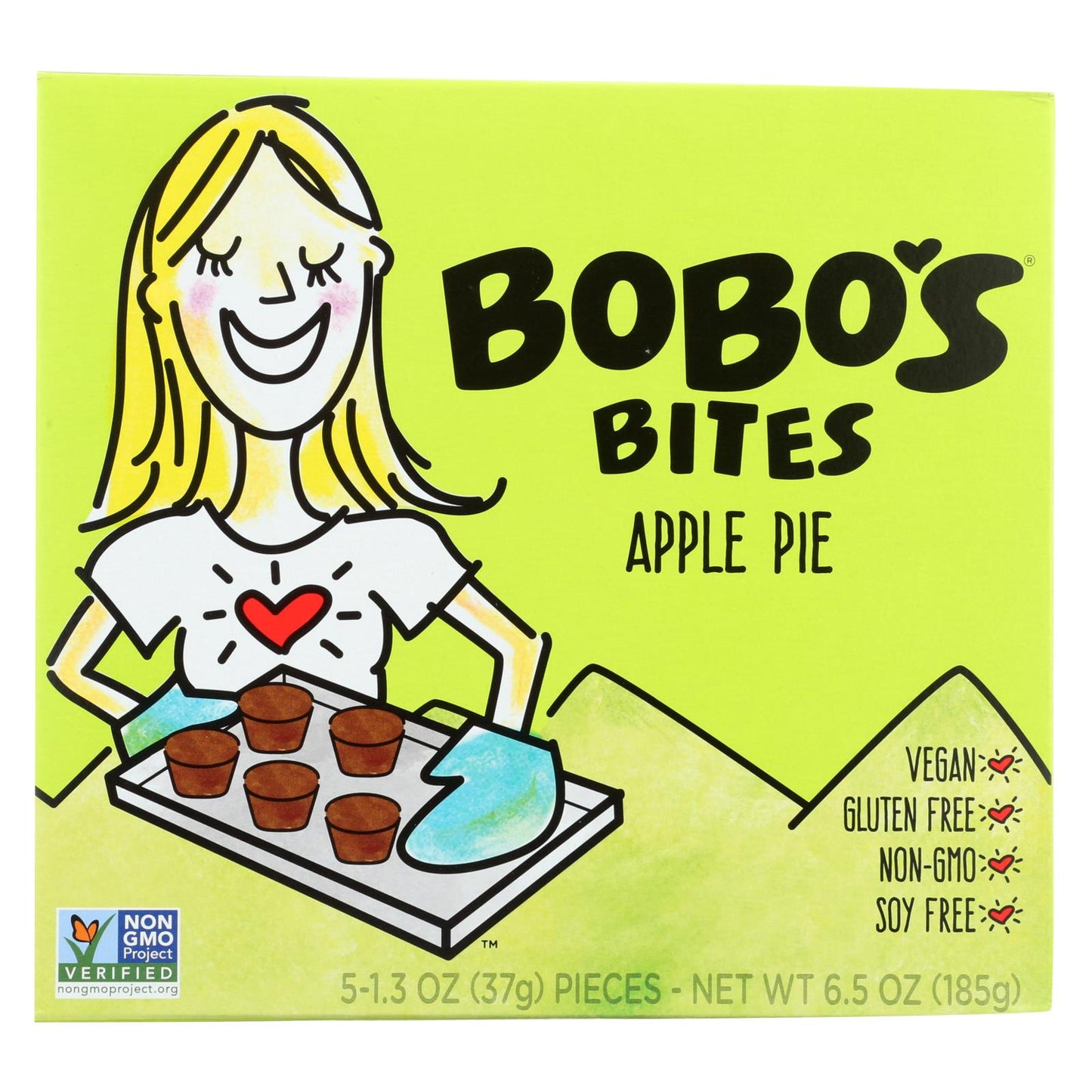 Bobo's Gluten-Free Apple Pie Oat Bars (6-Pack, 1.3 Oz Each)