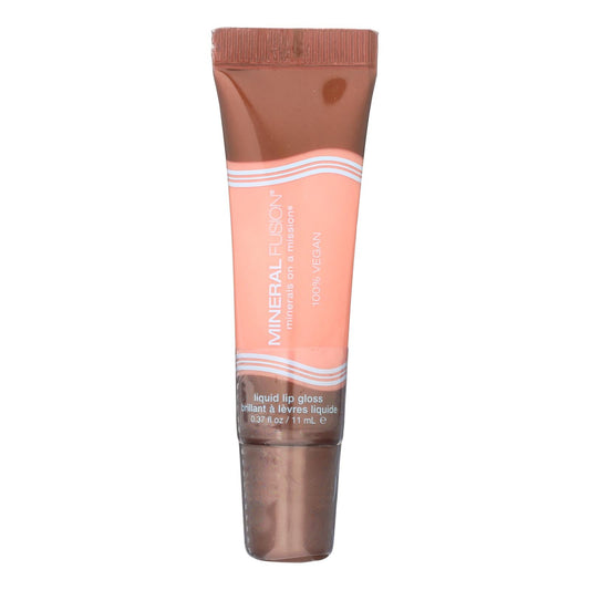 Mineral Fusion Enlighten Liquid Lip Gloss - Nourishing Aloe & Jojoba, .37 Oz.
