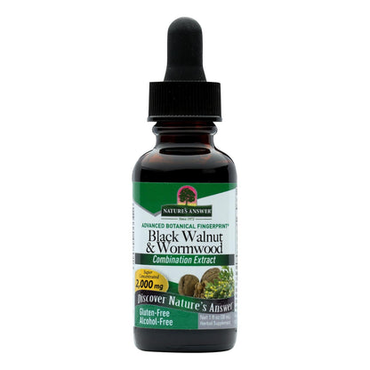 Nature's Answer Black Walnut & Wormwood Complex Extract, Alcohol-Free, 1 Fl Oz