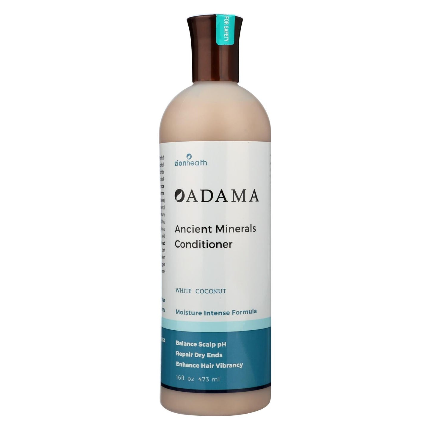 Zion Health Adama Minerals Anti-Frizz Coconut Conditioner (16 Fl Oz)
