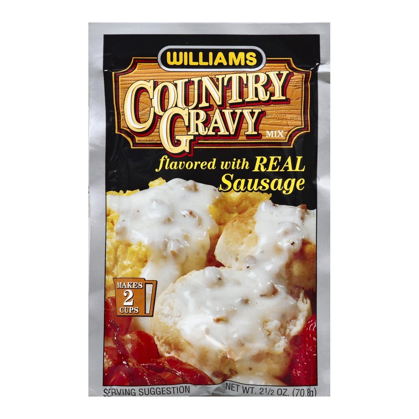 Williams Country Real Sausage Gravy, 2.5 Oz. (Case of 12)
