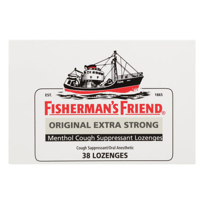 Fisherman's Friend Extra Strong Original Lozenges, 38 Lozenges - 1 Case